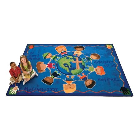 CARPETS FOR KIDS Carpets for Kids 92017 Great Commission Childrens Rug; 8 ft. x 12ft. 92017